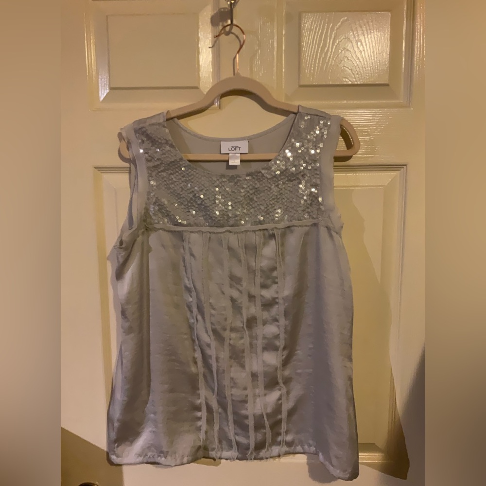 Ann Taylor LOFT sequins top